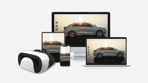 高端改装车街头场景